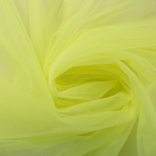 TULE LISO AMARELO LIMÃO LARGURA 1,20 M