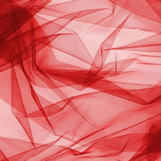 TULE LISO VERMELHO LARGURA 1,20 M