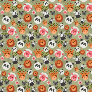 TRICOLINE DIGITAL SAFARI 100% ALGODÃO