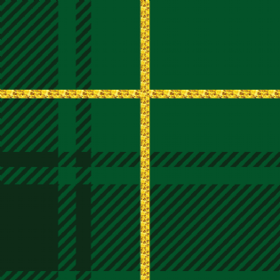  TRICOLINE XADREZ DE NATAL VERMELHO 100% ALGODÃO