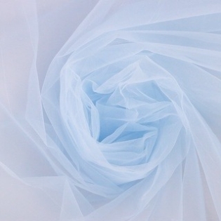 TULE ORGANZA AZUL CLARO